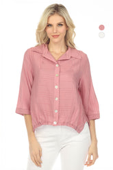 3/4 Sleeve Swing Blouse - CARINE